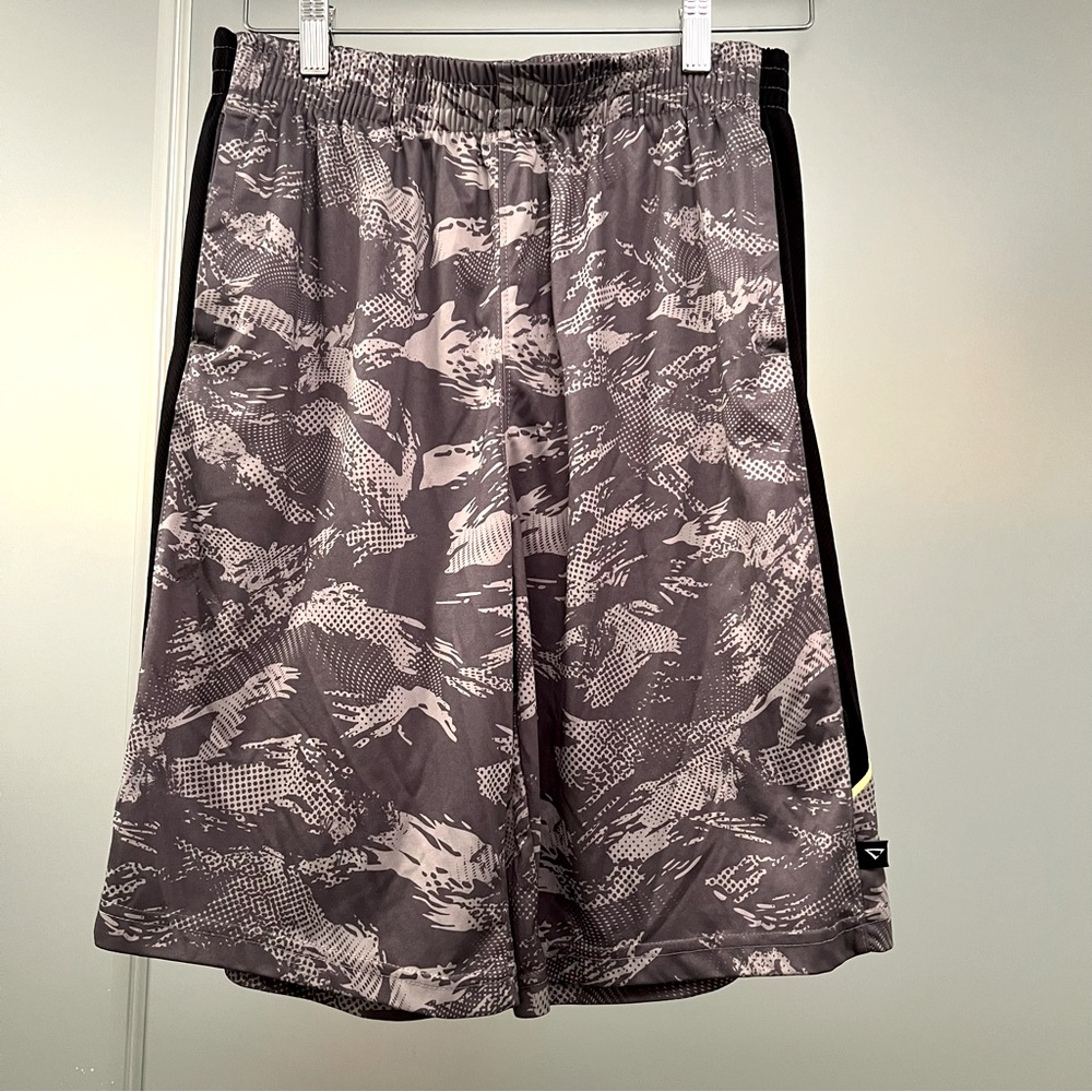cheetah Boys Gym Shorts with Pockets, Grey, 18, UEC